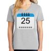 1-Hr Ladies V-Neck T-Shirt Thumbnail