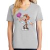 1-Hr Ladies V-Neck T-Shirt Thumbnail