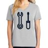 1-Hr Ladies V-Neck T-Shirt Thumbnail