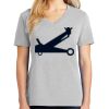 1-Hr Ladies V-Neck T-Shirt Thumbnail