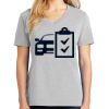 1-Hr Ladies V-Neck T-Shirt Thumbnail