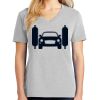 1-Hr Ladies V-Neck T-Shirt Thumbnail