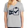 1-Hr Ladies V-Neck T-Shirt Thumbnail