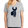 1-Hr Ladies V-Neck T-Shirt Thumbnail