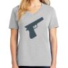 1-Hr Ladies V-Neck T-Shirt Thumbnail