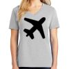 1-Hr Ladies V-Neck T-Shirt Thumbnail