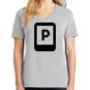 1-Hr Ladies V-Neck T-Shirt Thumbnail