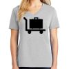 1-Hr Ladies V-Neck T-Shirt Thumbnail