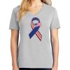1-Hr Ladies V-Neck T-Shirt Thumbnail