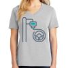 1-Hr Ladies V-Neck T-Shirt Thumbnail