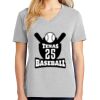 1-Hr Ladies V-Neck T-Shirt Thumbnail