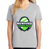 1-Hr Ladies V-Neck T-Shirt Thumbnail