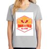 1-Hr Ladies V-Neck T-Shirt Thumbnail
