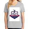 1-Hr Ladies V-Neck T-Shirt Thumbnail