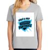 1-Hr Ladies V-Neck T-Shirt Thumbnail