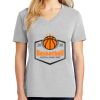 1-Hr Ladies V-Neck T-Shirt Thumbnail