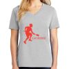 1-Hr Ladies V-Neck T-Shirt Thumbnail