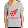 1-Hr Ladies V-Neck T-Shirt Thumbnail