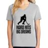 1-Hr Ladies V-Neck T-Shirt Thumbnail