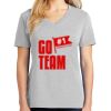 1-Hr Ladies V-Neck T-Shirt Thumbnail