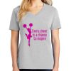 1-Hr Ladies V-Neck T-Shirt Thumbnail