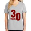 1-Hr Ladies V-Neck T-Shirt Thumbnail