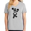 1-Hr Ladies V-Neck T-Shirt Thumbnail