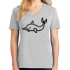 1-Hr Ladies V-Neck T-Shirt Thumbnail