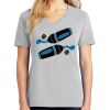1-Hr Ladies V-Neck T-Shirt Thumbnail