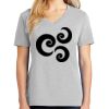 1-Hr Ladies V-Neck T-Shirt Thumbnail