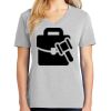 1-Hr Ladies V-Neck T-Shirt Thumbnail