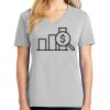 1-Hr Ladies V-Neck T-Shirt Thumbnail