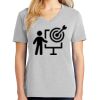 1-Hr Ladies V-Neck T-Shirt Thumbnail