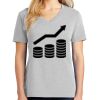 1-Hr Ladies V-Neck T-Shirt Thumbnail