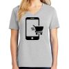 1-Hr Ladies V-Neck T-Shirt Thumbnail