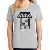 1-Hr Ladies V-Neck T-Shirt Thumbnail