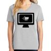 1-Hr Ladies V-Neck T-Shirt Thumbnail
