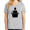 1-Hr Ladies V-Neck T-Shirt Thumbnail