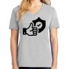 1-Hr Ladies V-Neck T-Shirt Thumbnail