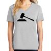 1-Hr Ladies V-Neck T-Shirt Thumbnail