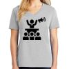 1-Hr Ladies V-Neck T-Shirt Thumbnail