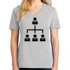 1-Hr Ladies V-Neck T-Shirt Thumbnail