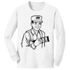 1-DAY NO MINIMUM Youth Long Sleeve Crewneck T-Shirt Thumbnail