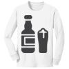1-DAY NO MINIMUM Youth Long Sleeve Crewneck T-Shirt Thumbnail