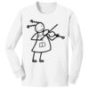 1-DAY NO MINIMUM Youth Long Sleeve Crewneck T-Shirt Thumbnail