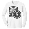 1-DAY NO MINIMUM Youth Long Sleeve Crewneck T-Shirt Thumbnail