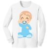 1-DAY NO MINIMUM Youth Long Sleeve Crewneck T-Shirt Thumbnail