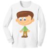 1-DAY NO MINIMUM Youth Long Sleeve Crewneck T-Shirt Thumbnail