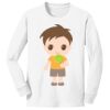 1-DAY NO MINIMUM Youth Long Sleeve Crewneck T-Shirt Thumbnail