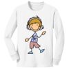 1-DAY NO MINIMUM Youth Long Sleeve Crewneck T-Shirt Thumbnail